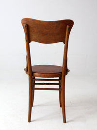 antique bentwood side chair