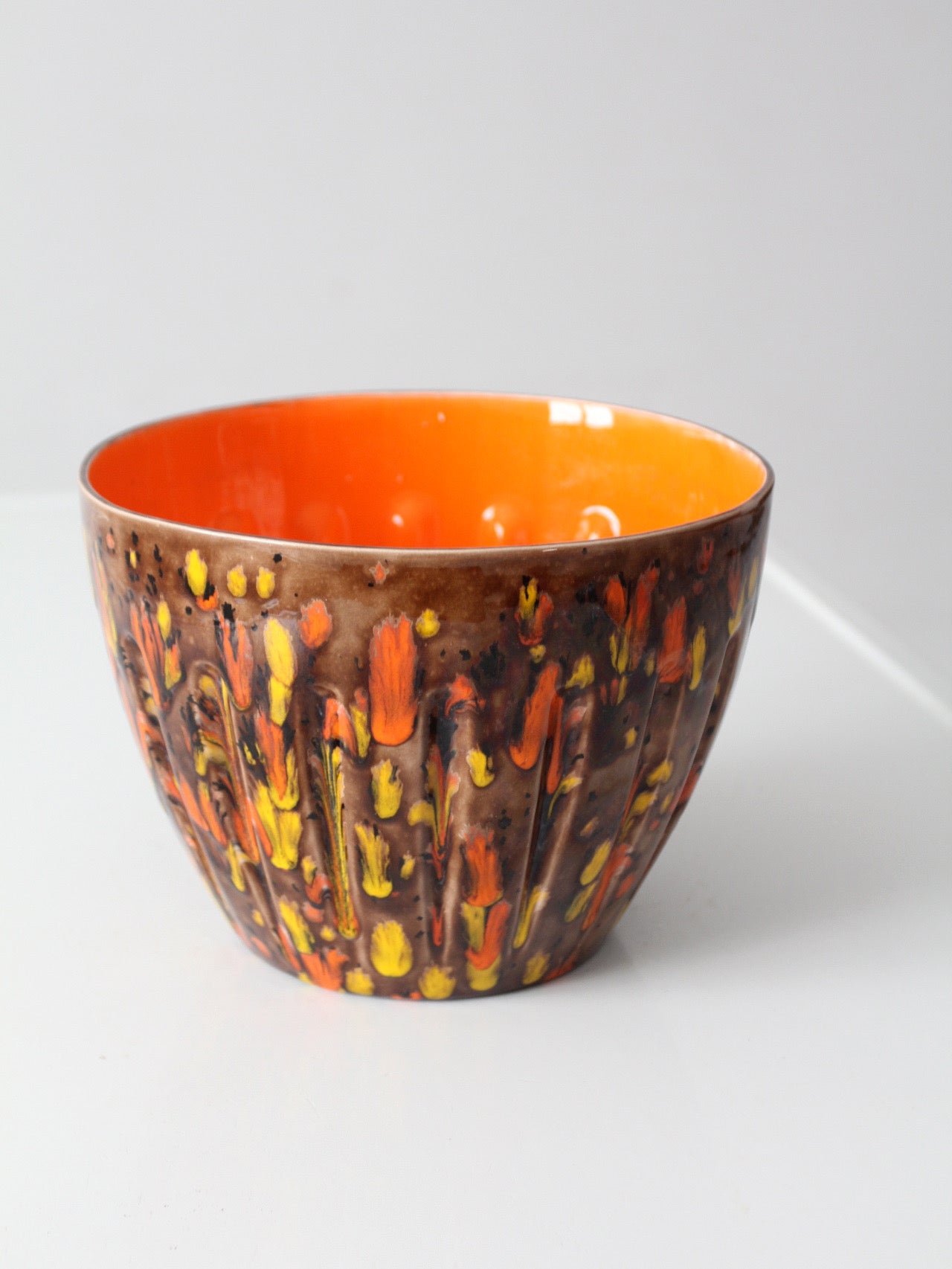 mid-century Ox Mold pottery bowl
