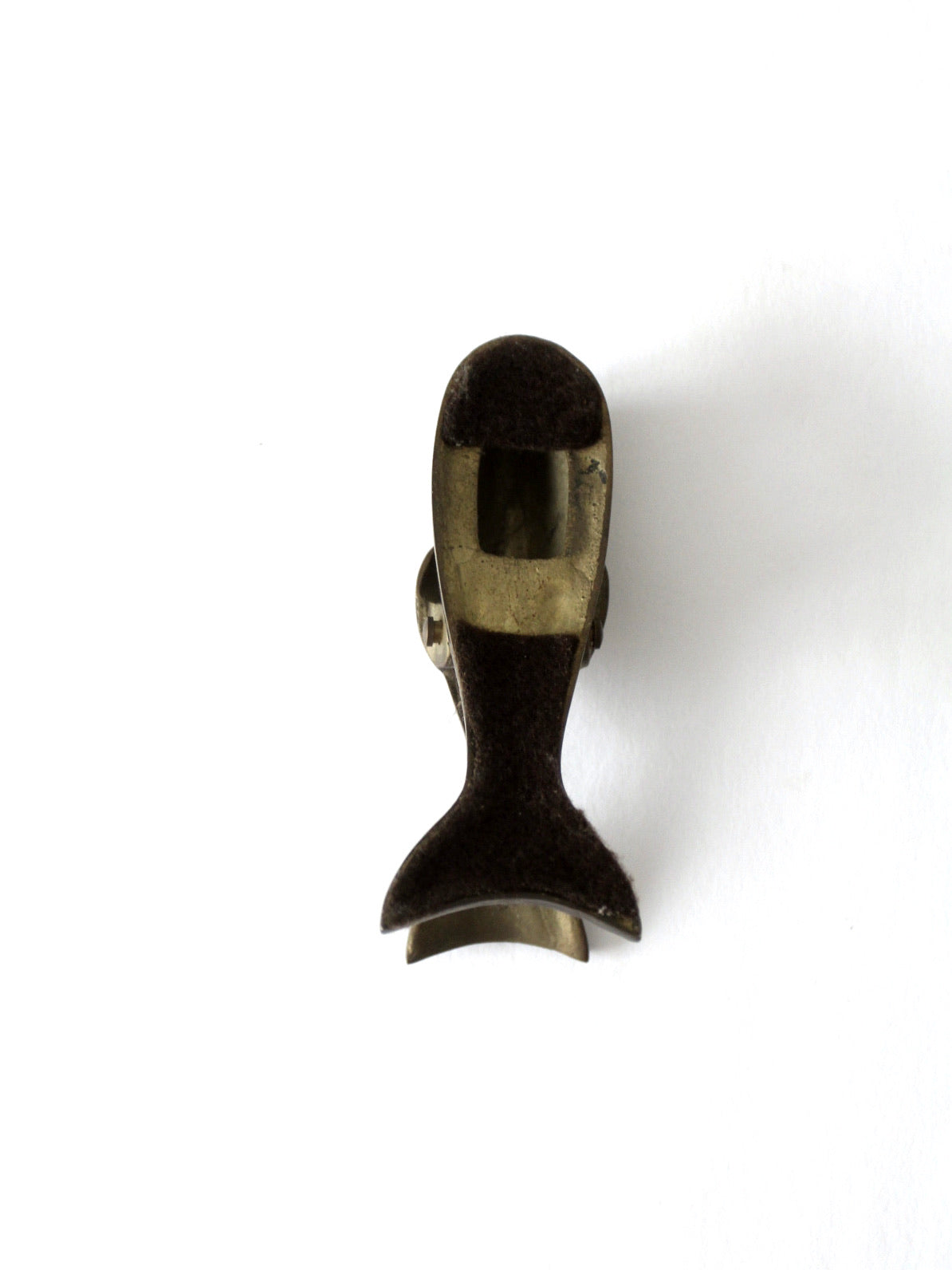 vintage brass whale paper clip