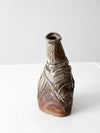 vintage free form studio pottery vase