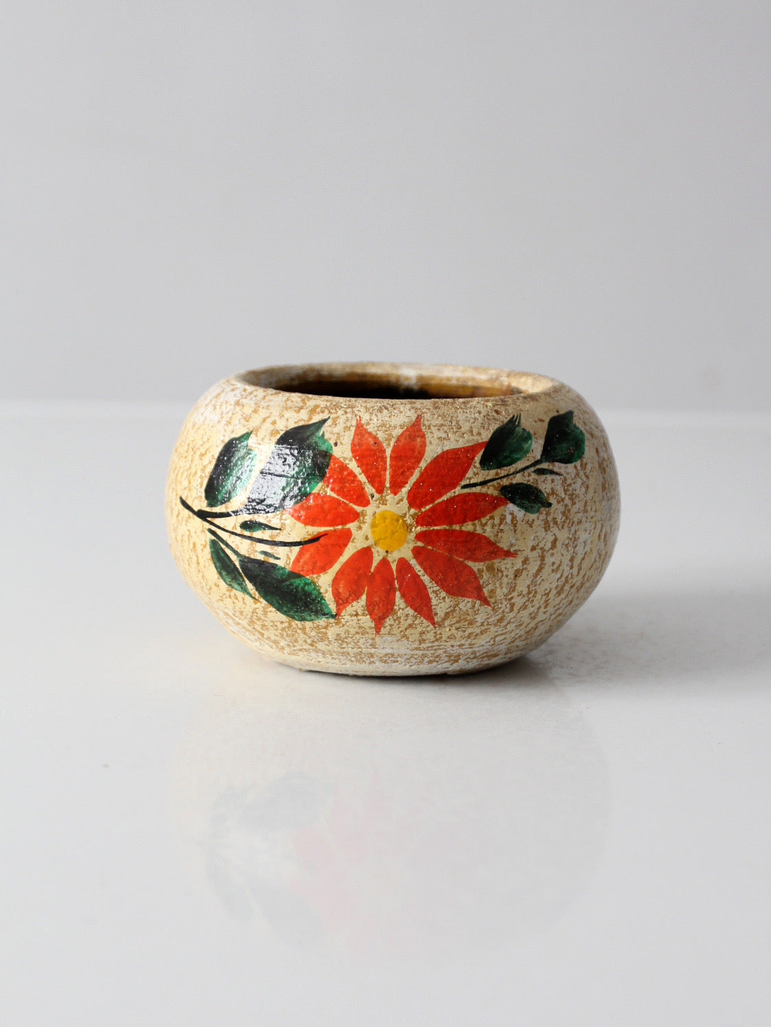 mid-century Mexican Tonala pottery planter