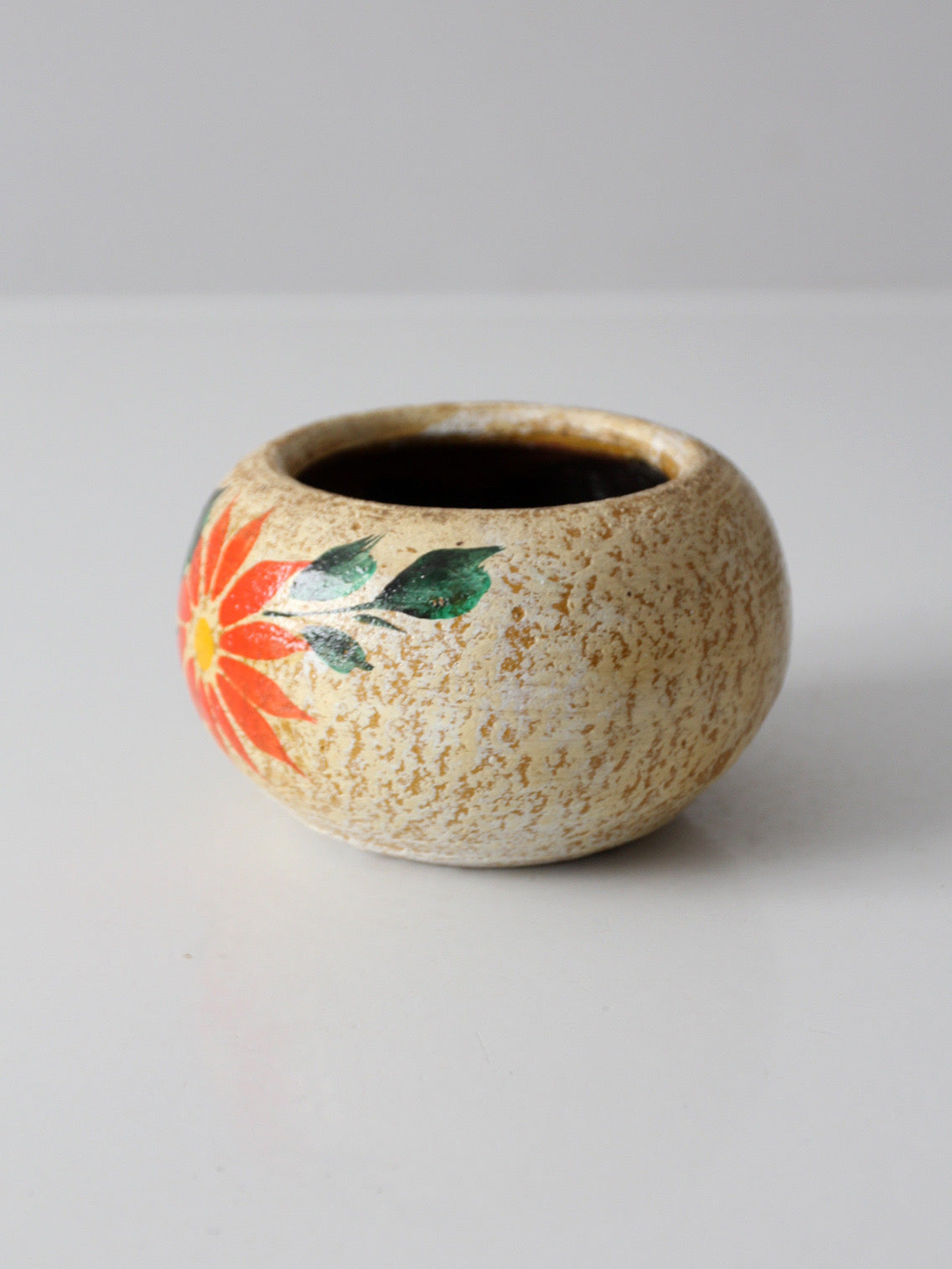 mid-century Mexican Tonala pottery planter
