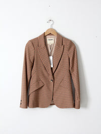 L'Agence houndstooth blazer