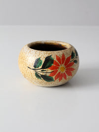 mid-century Mexican Tonala pottery planter