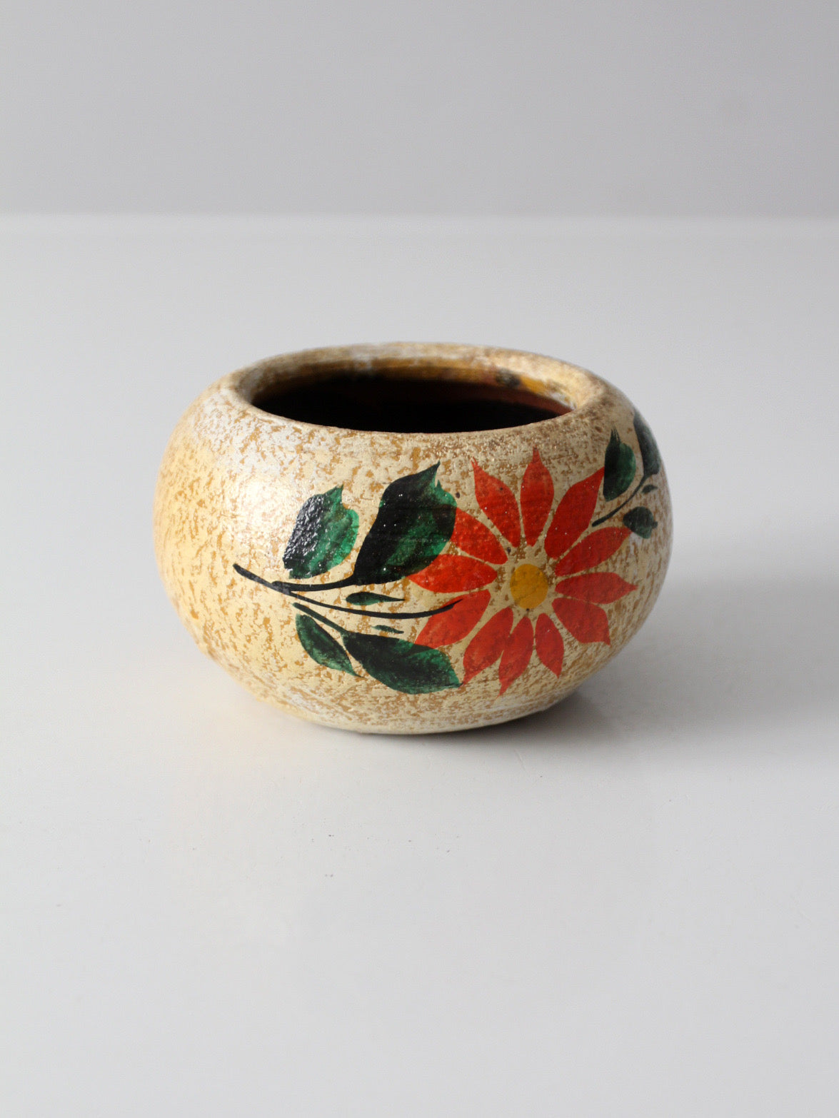 mid-century Mexican Tonala pottery planter