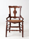 antique Victorian Eastlake cane seat chair