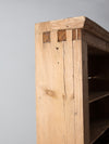 antique rustic pine hutch cabinet