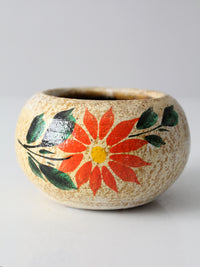 mid-century Mexican Tonala pottery planter