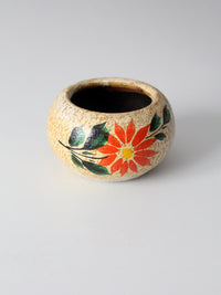 mid-century Mexican Tonala pottery planter