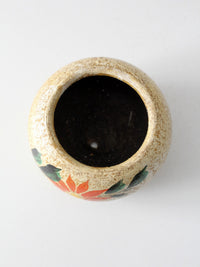 mid-century Mexican Tonala pottery planter