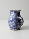 vintage studio pottery pitcher
