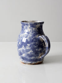 vintage studio pottery pitcher
