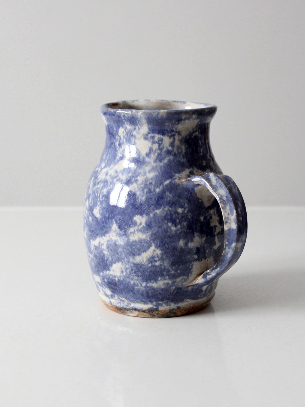 vintage studio pottery pitcher