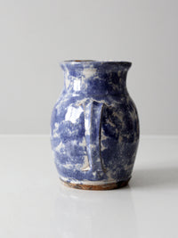 vintage studio pottery pitcher