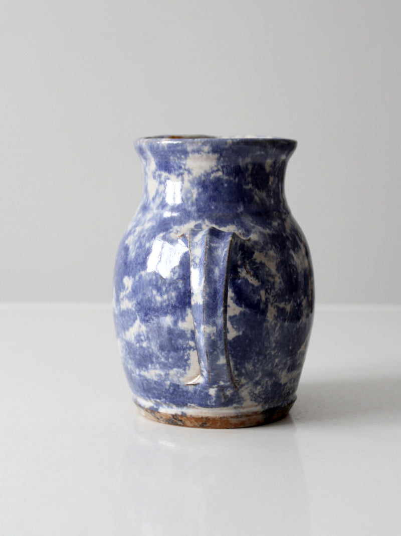 vintage studio pottery pitcher