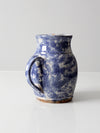 vintage studio pottery pitcher
