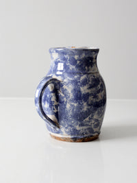 vintage studio pottery pitcher