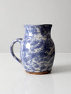 vintage studio pottery pitcher