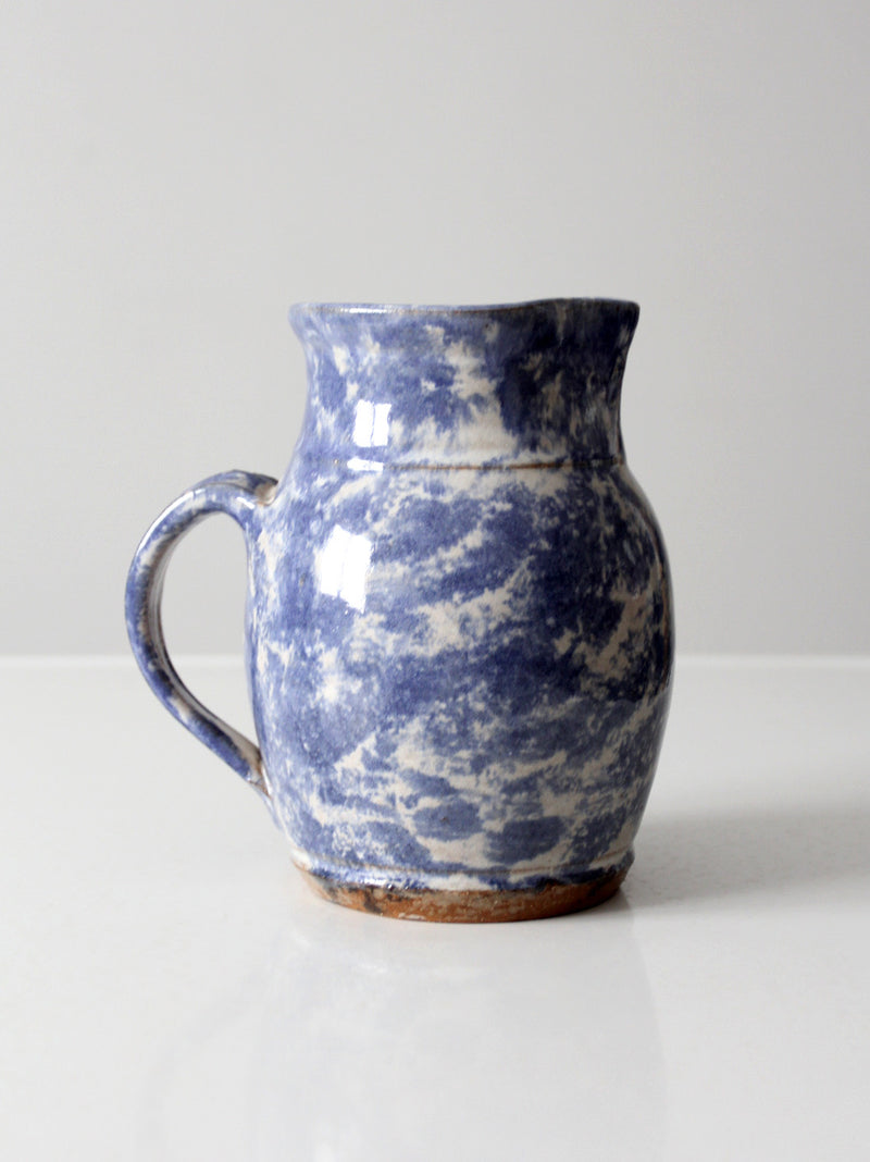 vintage studio pottery pitcher