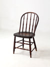 antique Windsor chair with turned spindles