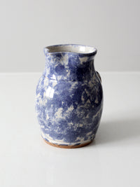 vintage studio pottery pitcher