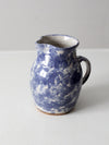 vintage studio pottery pitcher