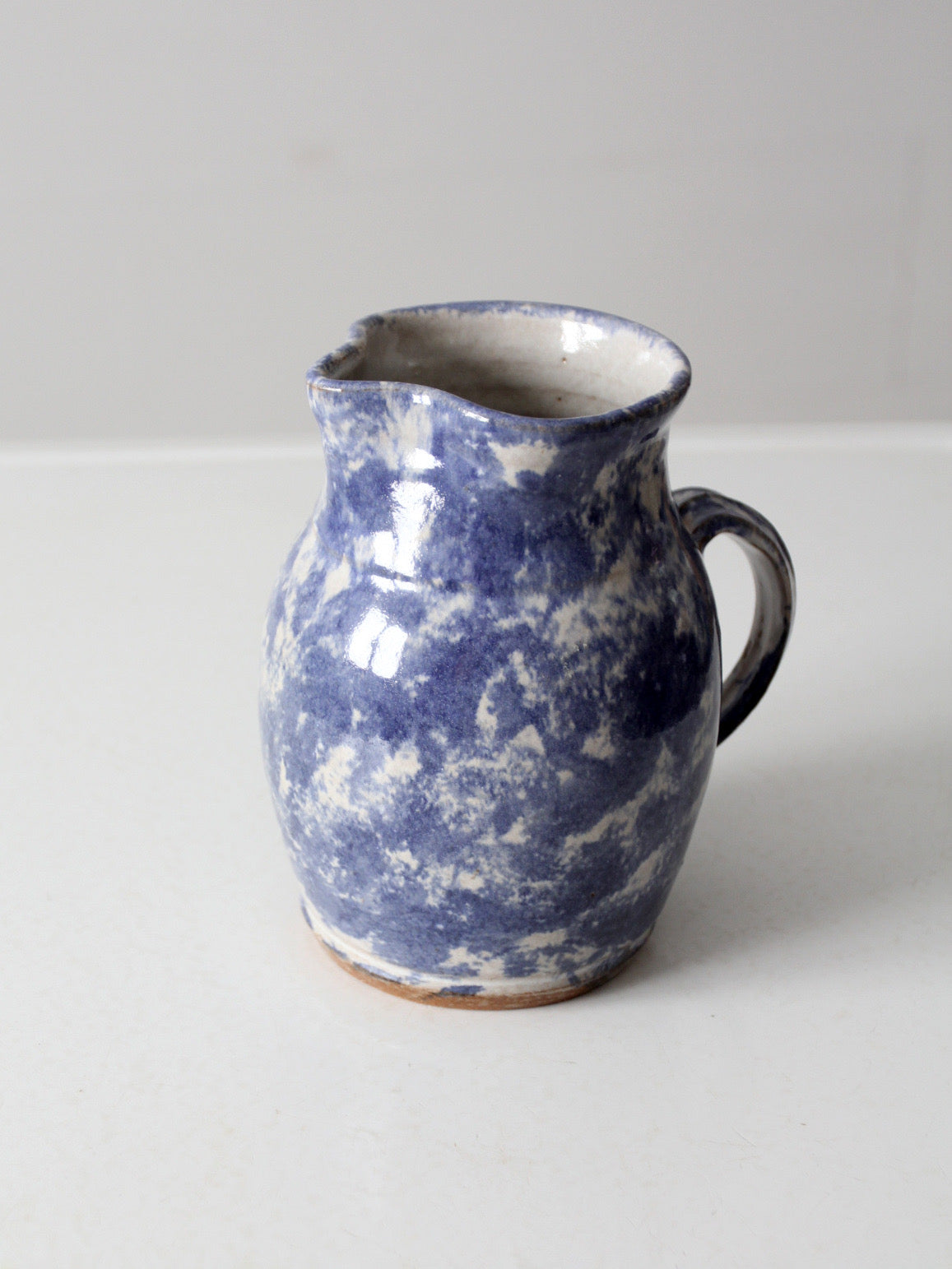 vintage studio pottery pitcher