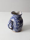 vintage studio pottery pitcher