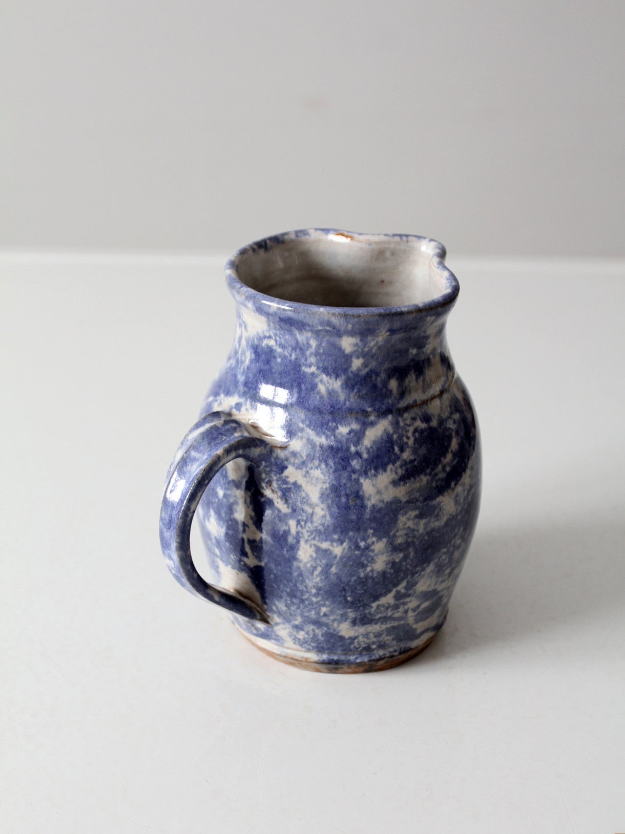 vintage studio pottery pitcher
