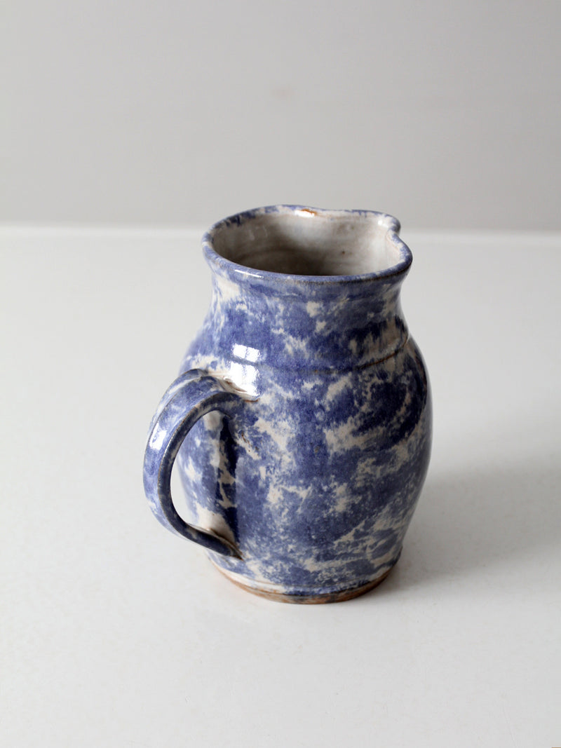 vintage studio pottery pitcher