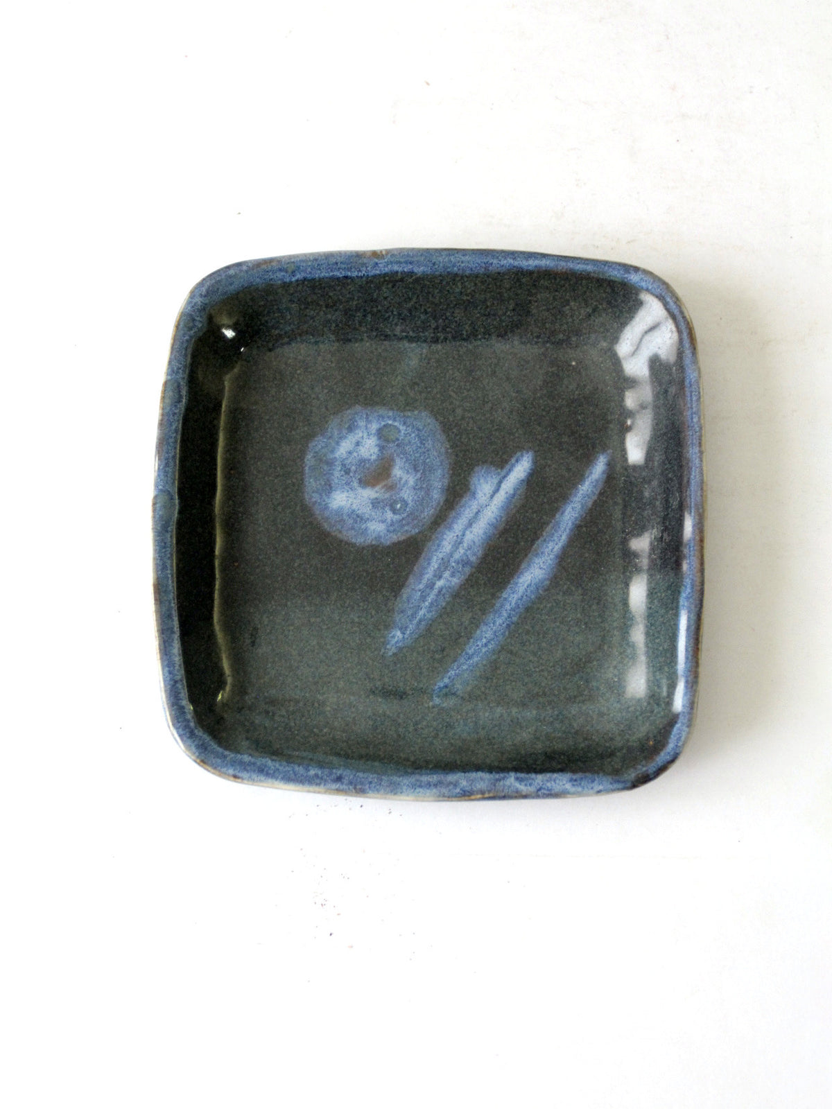 vintage studio pottery plate