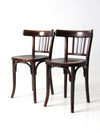 antique Thonet bistro chairs pair