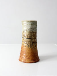 vintage studio pottery vase