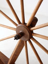 antique great wheel spinning wheel