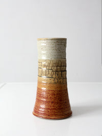vintage studio pottery vase