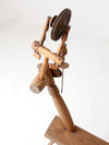 antique great wheel spinning wheel