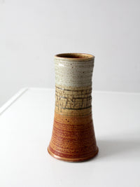 vintage studio pottery vase