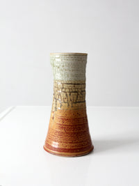 vintage studio pottery vase