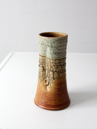 vintage studio pottery vase