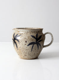 vintage studio pottery pitcher