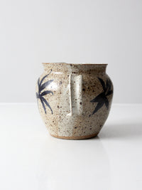 vintage studio pottery pitcher