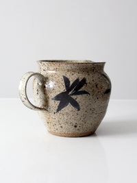 vintage studio pottery pitcher