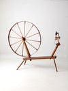 antique great wheel spinning wheel