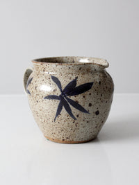 vintage studio pottery pitcher
