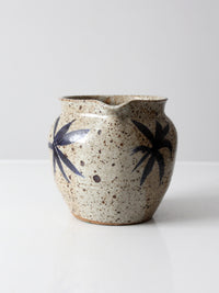 vintage studio pottery pitcher