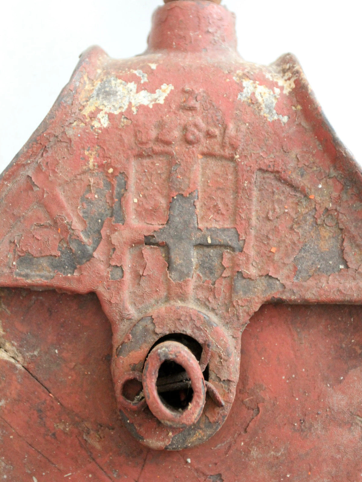 antique F.E. Myers & Bro. knot passing barn hay pulley