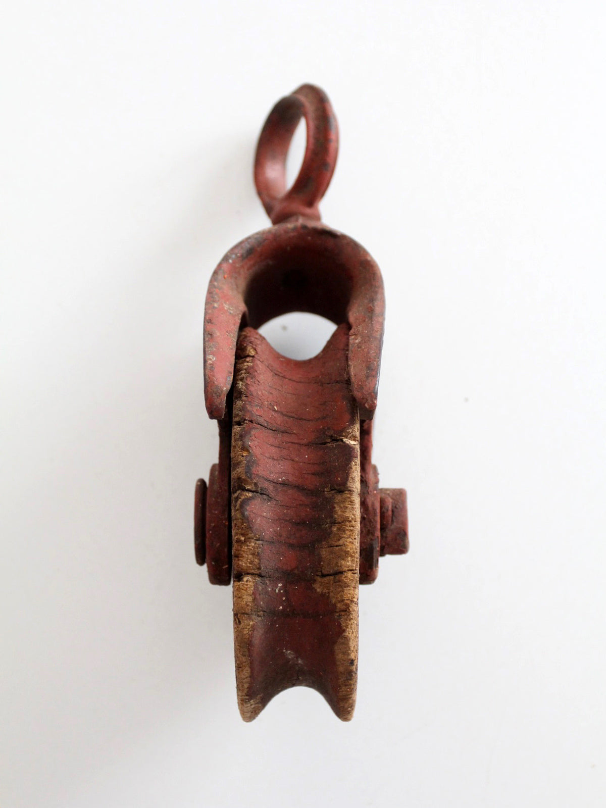 antique F.E. Myers & Bro. knot passing barn hay pulley