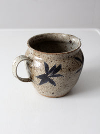 vintage studio pottery pitcher