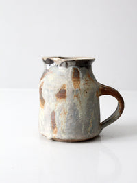 vintage studio pottery pitcher