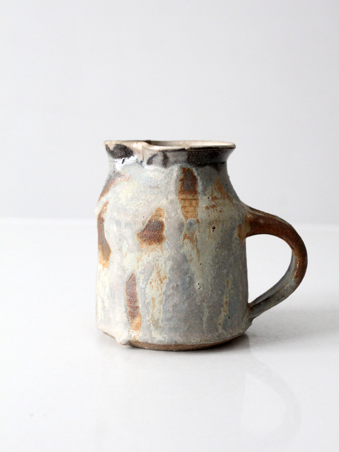 vintage studio pottery pitcher